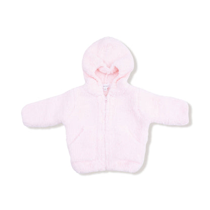 Pretty Pink Chenille Hooded Jacket