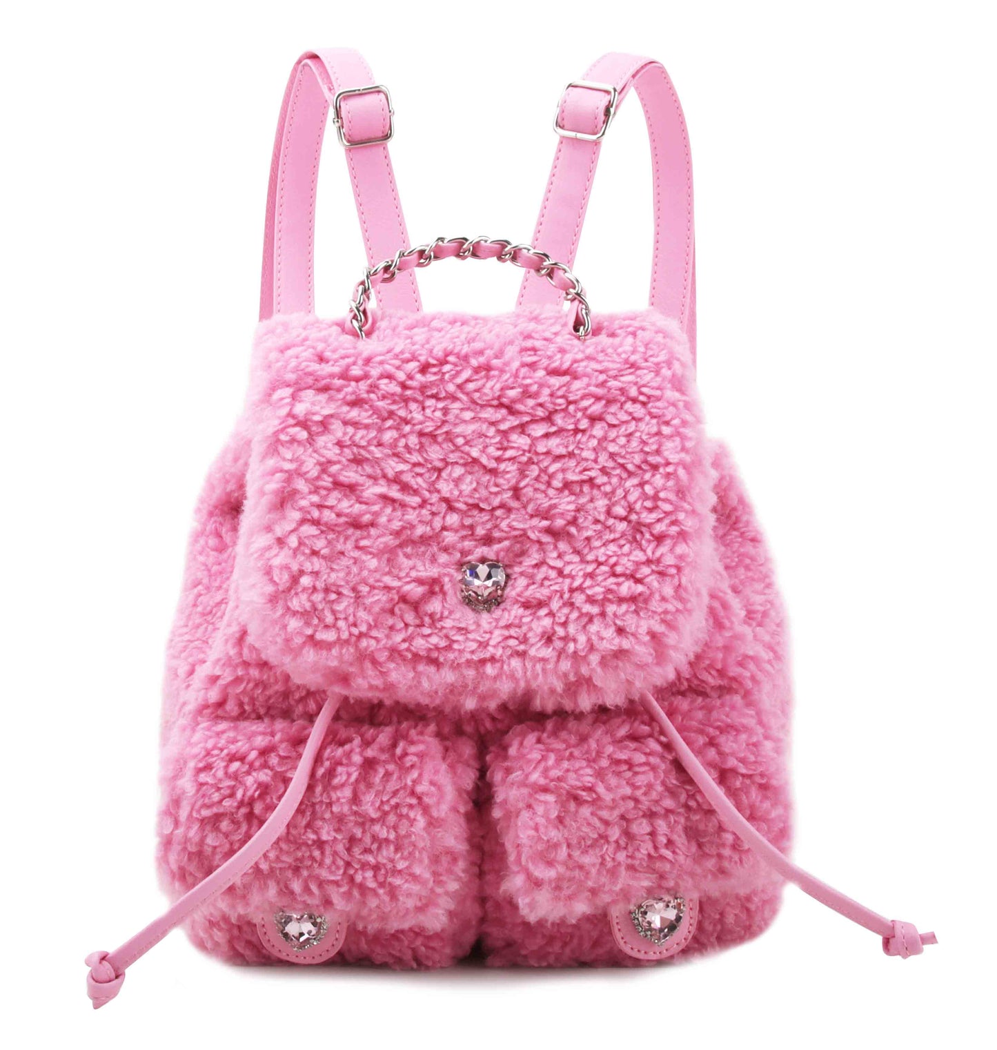Pink Sherpa Mini Backpack
