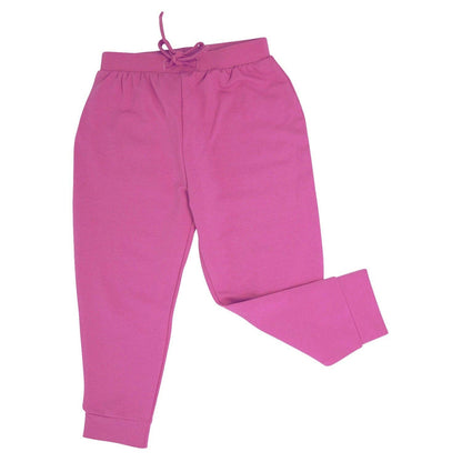 Raspberry French Terry Bamboo Crew Neck Jogger Set