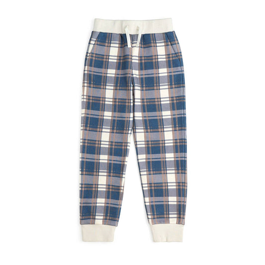 Navy Plaid Jogger (Infant)