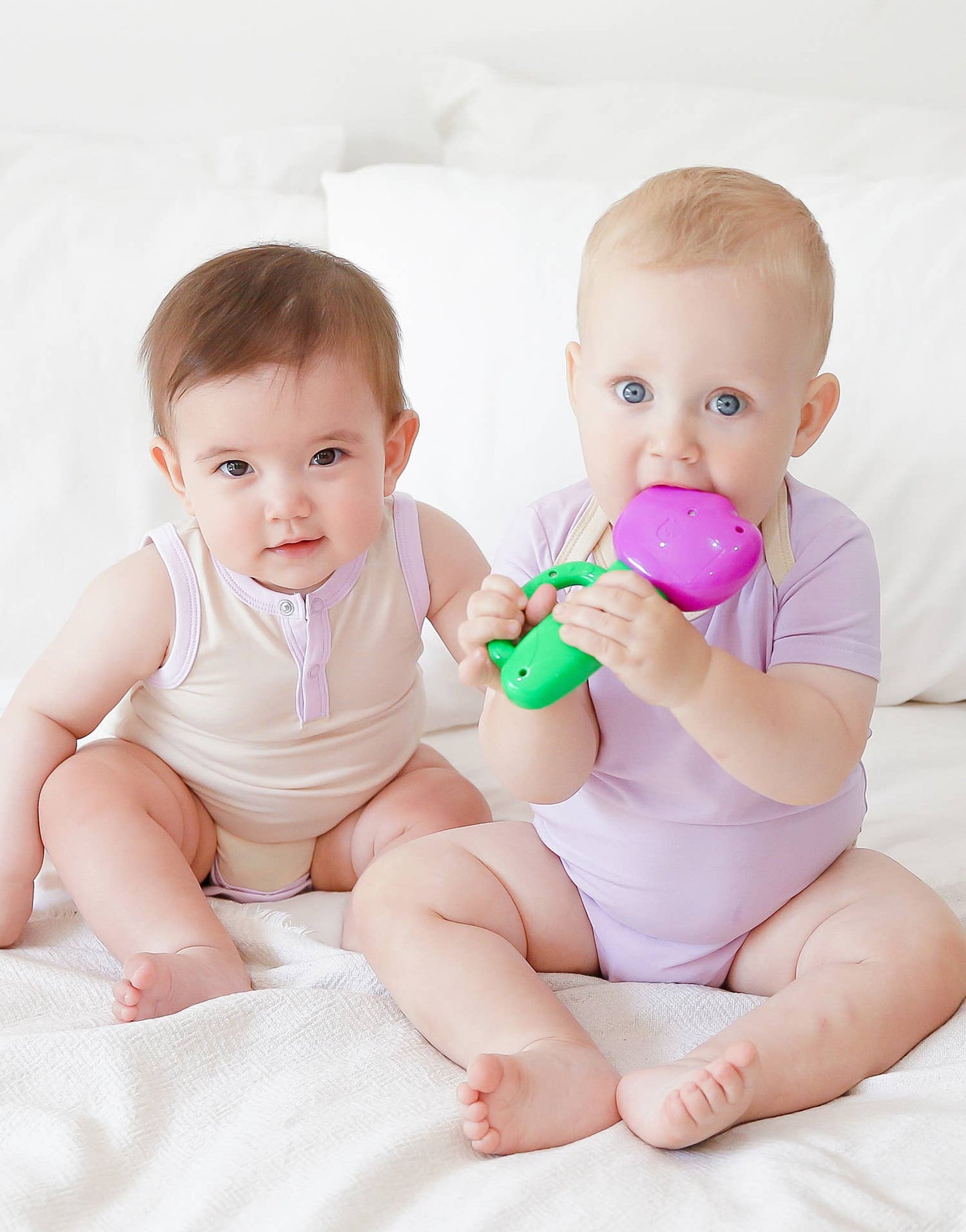 Sand Lavender Jelly Bodysuit Set