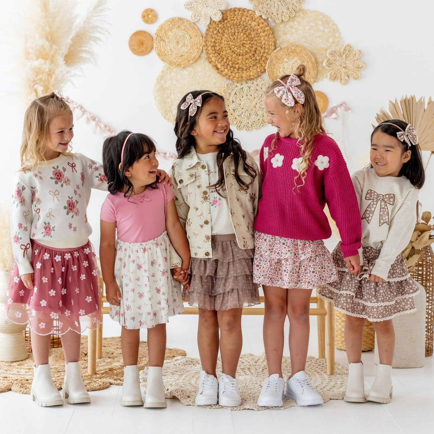 Berry Floral Appliqué Sweater (Infant)