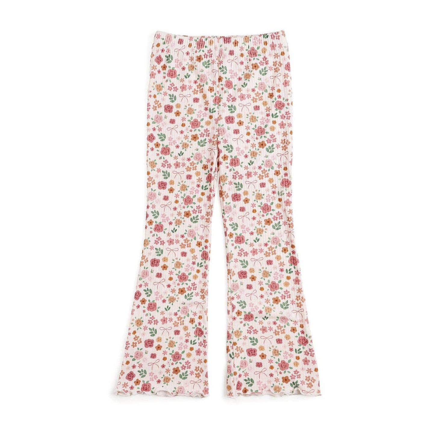 Berry Floral Flare Legging
