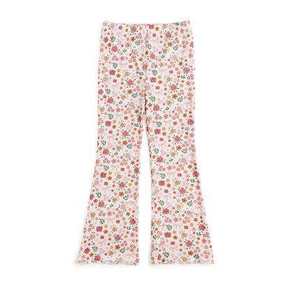 Berry Floral Flare Legging