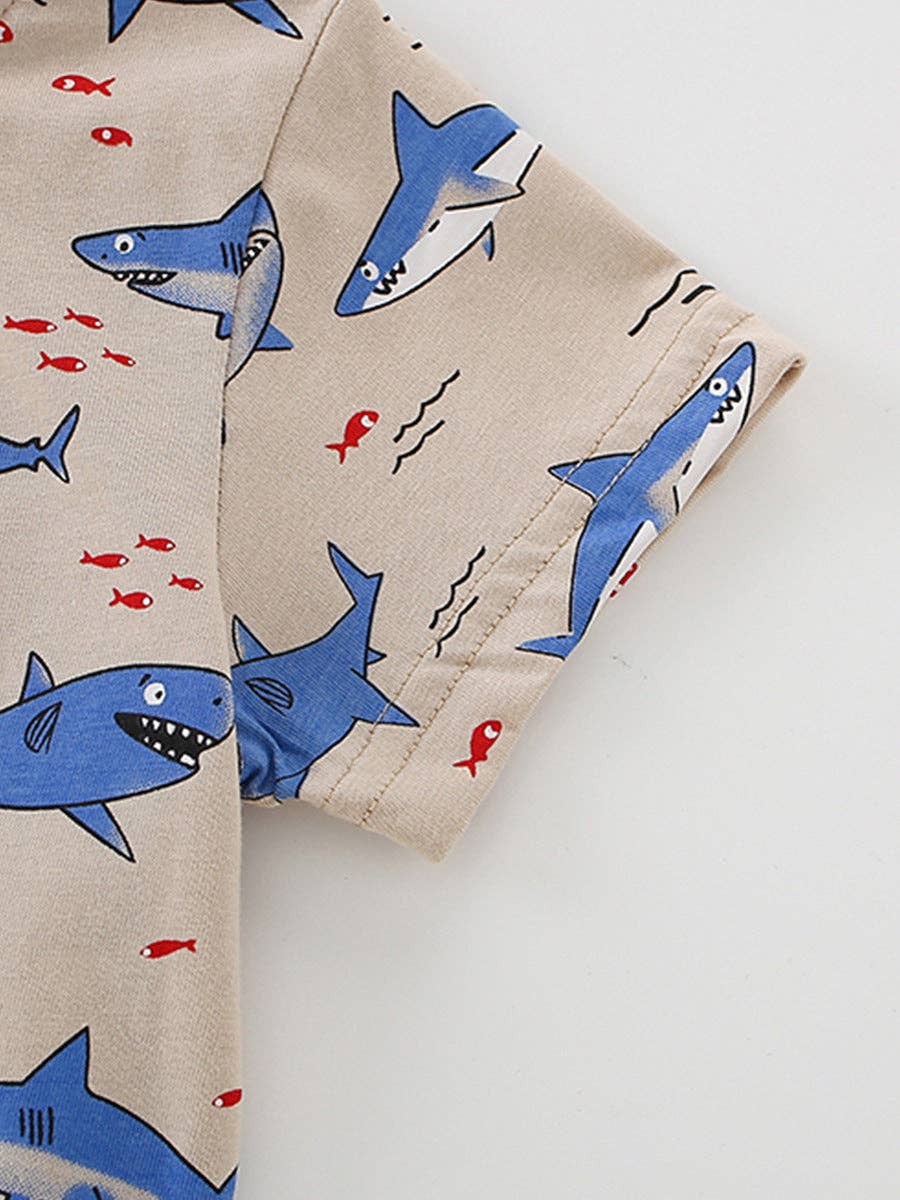 Circling Sharks Tee