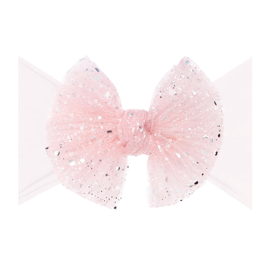 Tulle Fab Bow in Ballet Pink