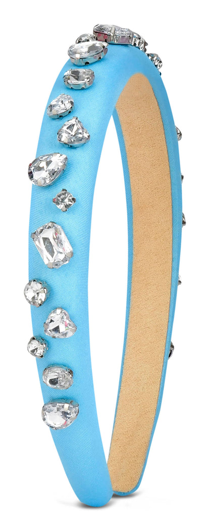 Ice Blue Gem Headband