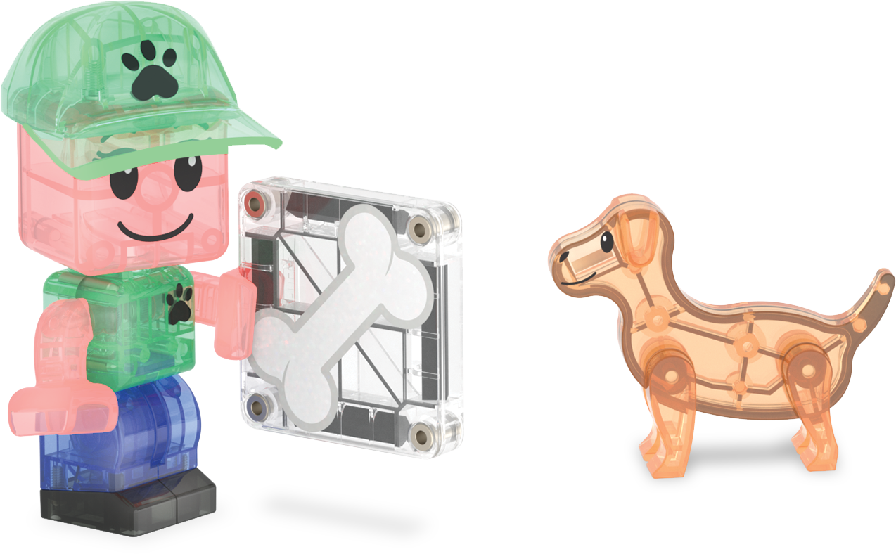 Magna-Tiles Puppy Park 27-Piece Set