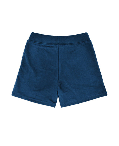French Terry Cotton Shorts With Pockets
