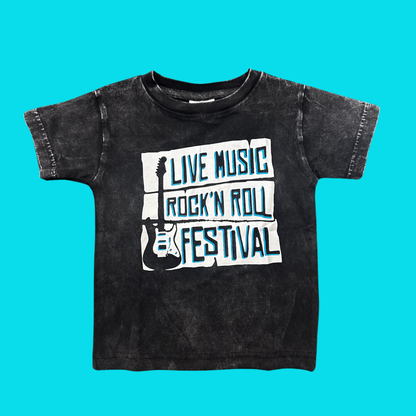 Live Music Black Enzyme Tee