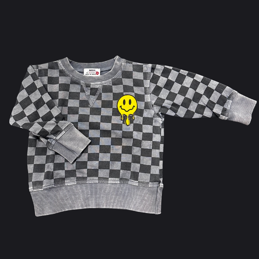 Coal Check Crew Neck Sweatshirt