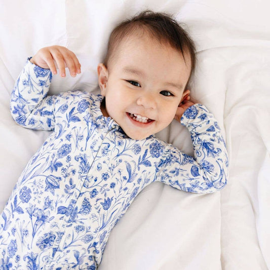 Porcelain Vine Bamboo Onesie