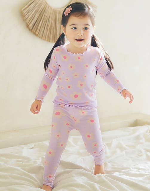 Purple Blooming Modal Pajama Set