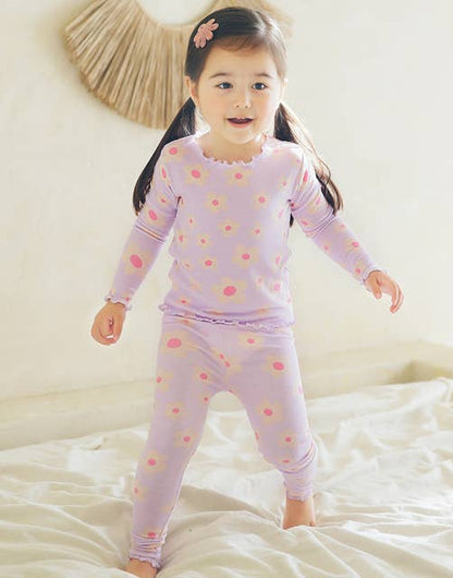 Purple Blooming Modal Pajama Set