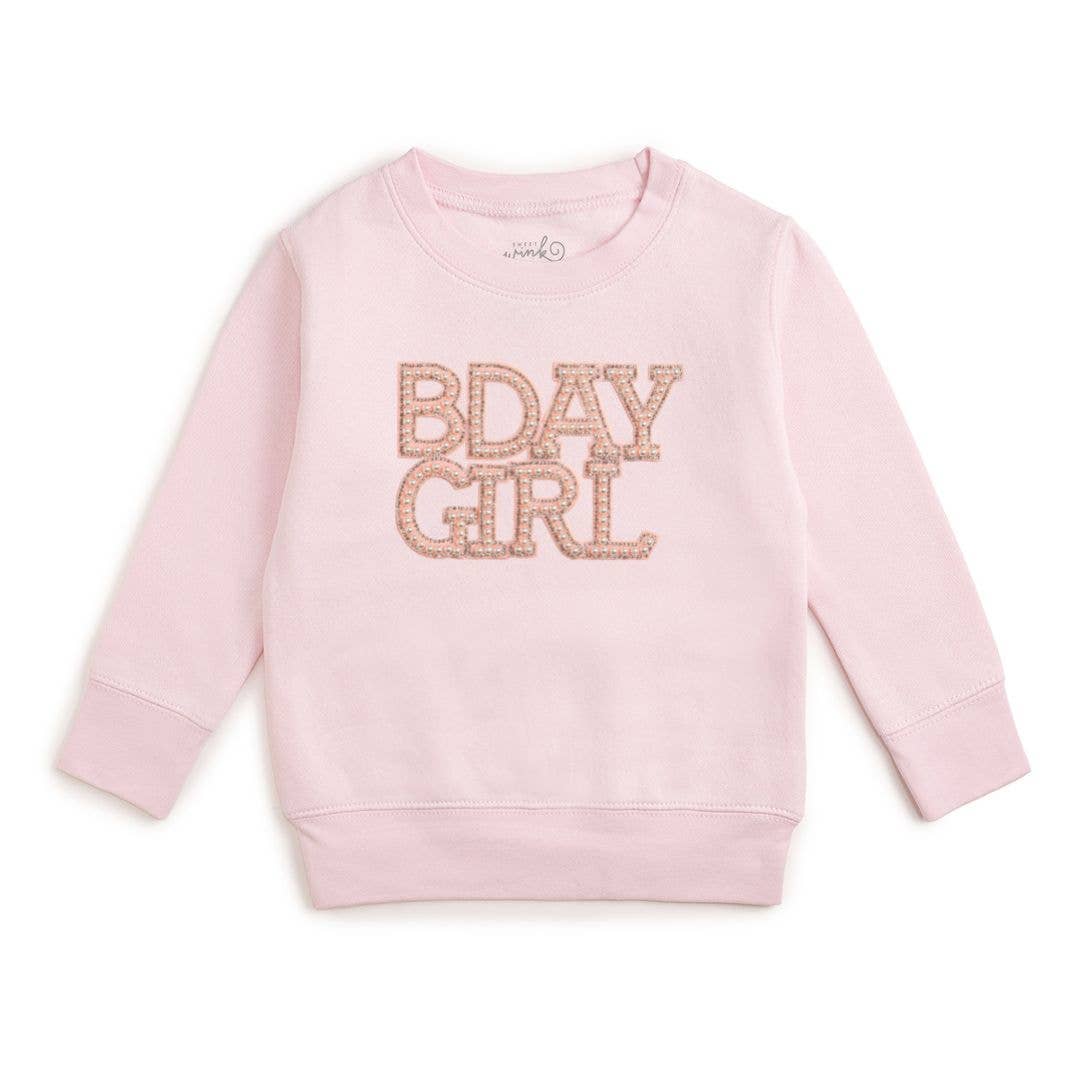 Pearl BDay Girl Patch Sweatshirt