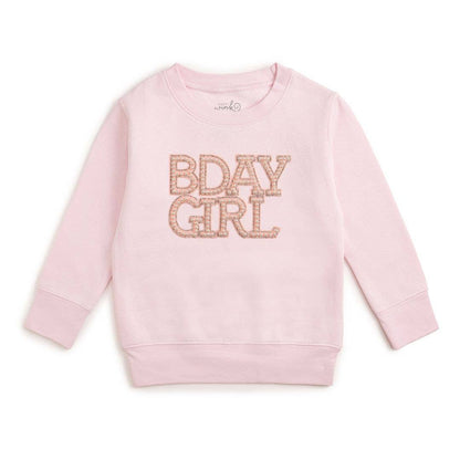 Pearl BDay Girl Patch Sweatshirt