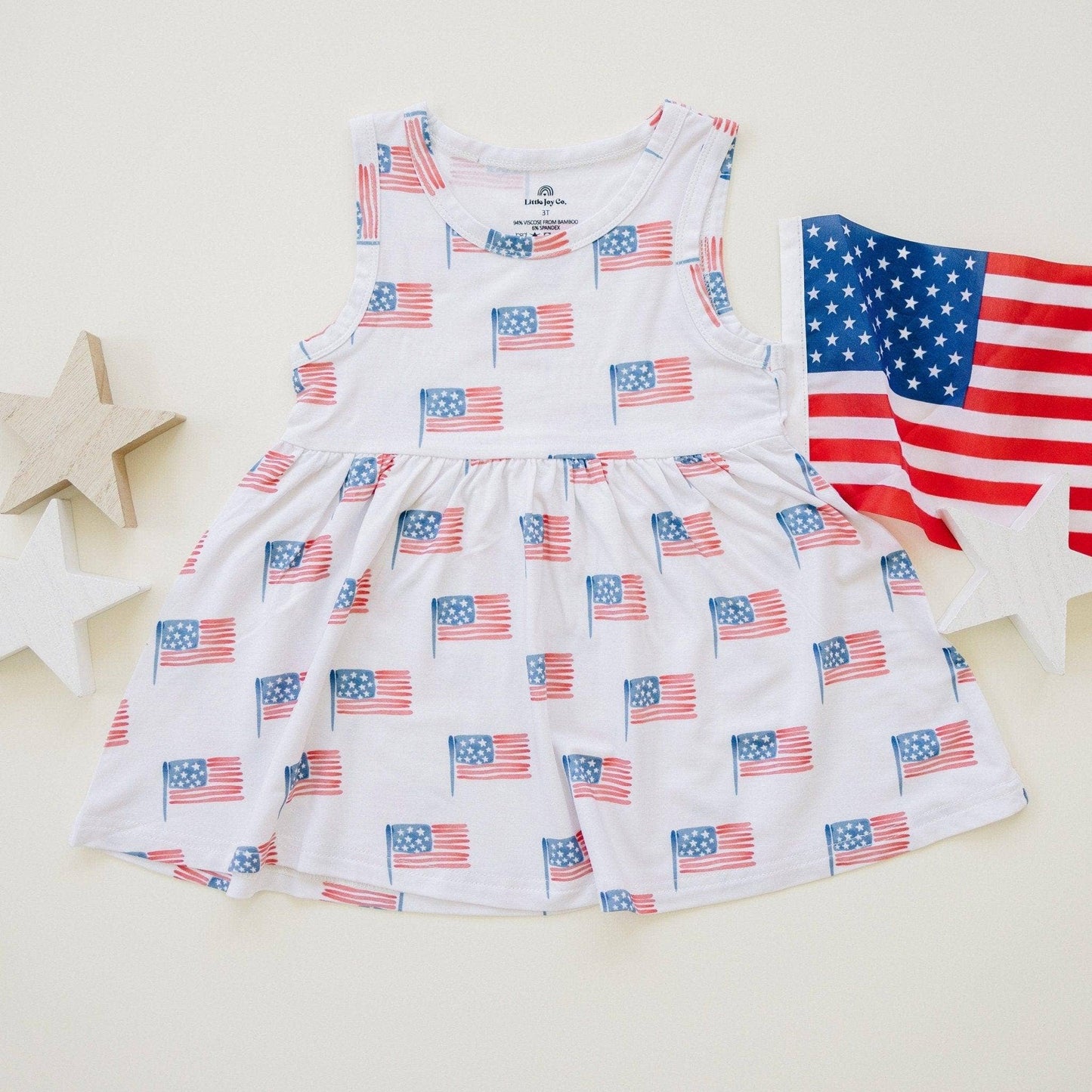 American Flag Bamboo Swing Tunic
