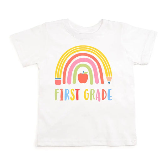 Rainbow Pencil First Grade Tee