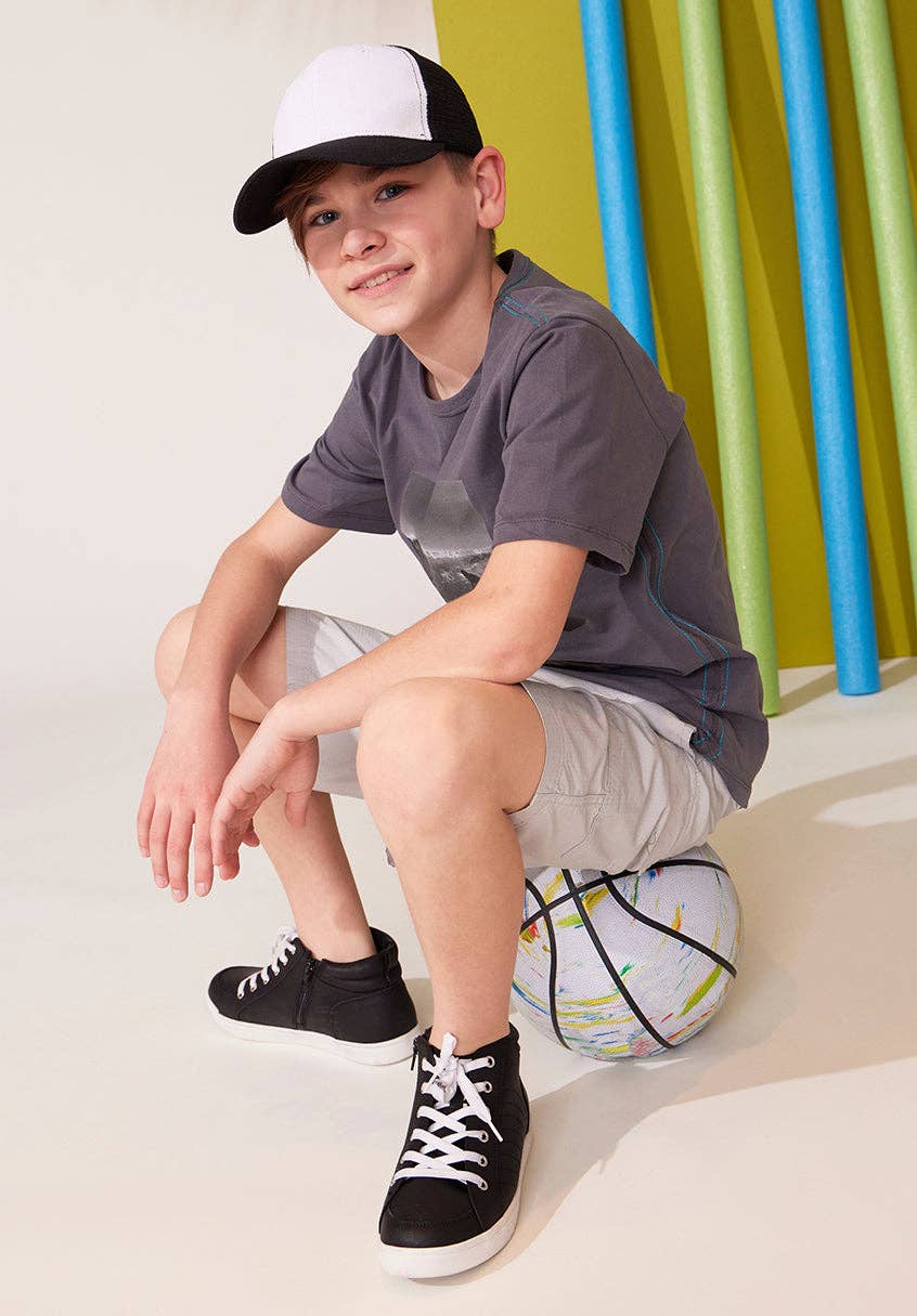 Surfer Contrast Stitch Tee