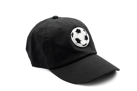Black Terry Soccer Hat