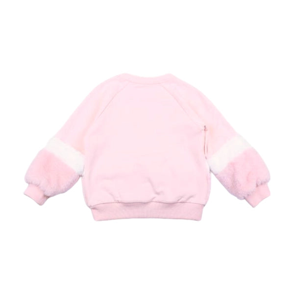 Pink Sequin Unicorn Furry Sweatshirt