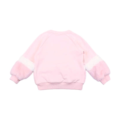 Pink Sequin Unicorn Furry Sweatshirt