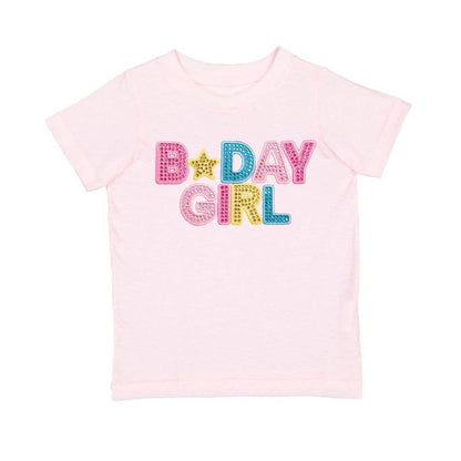 Birthday Girl Rhinestone Patch T-Shirt (Infant)