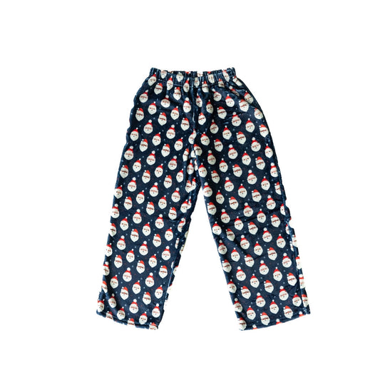 Navy Santa Plush Pants