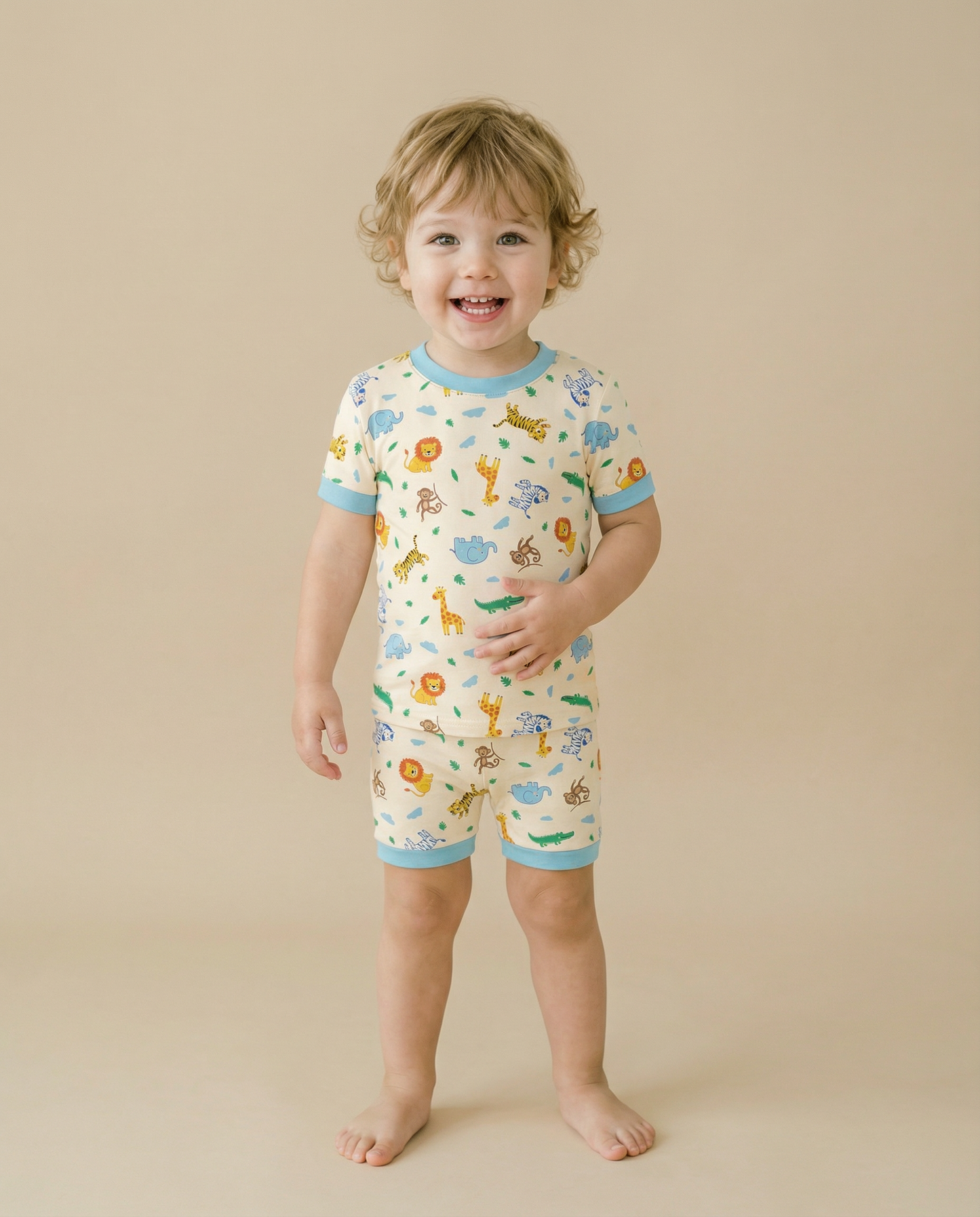 Safari Friends S/S Pajama Set
