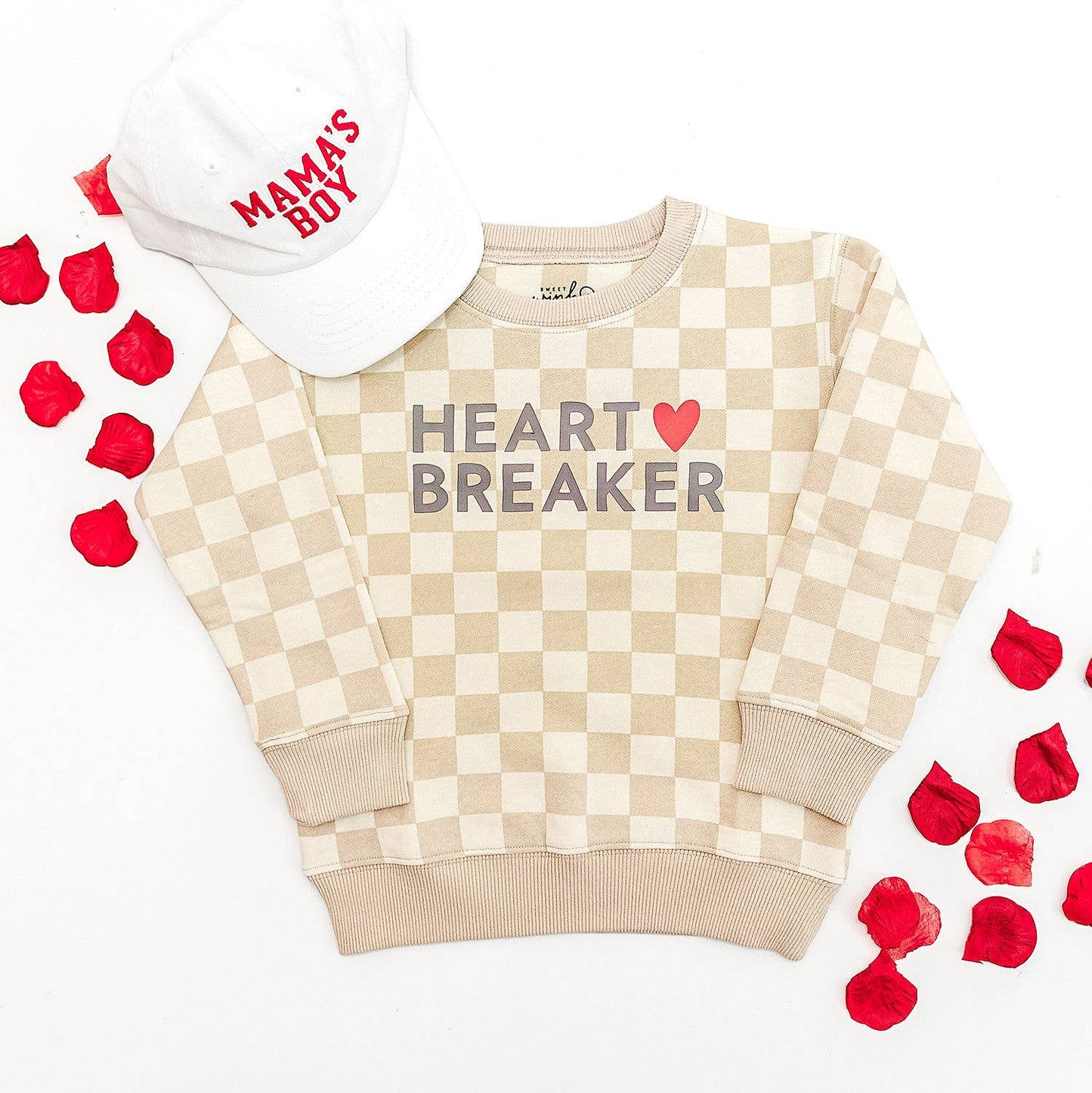 Heartbreaker Checkered Sweatshirt