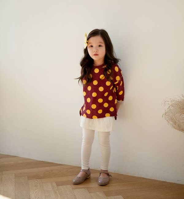 Ivory Skirted Leggings