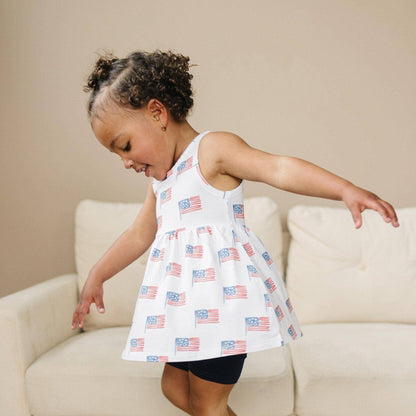American Flag Bamboo Swing Tunic