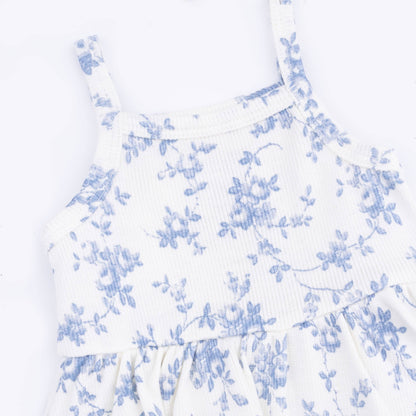 Baby Blue Vines Floral Set