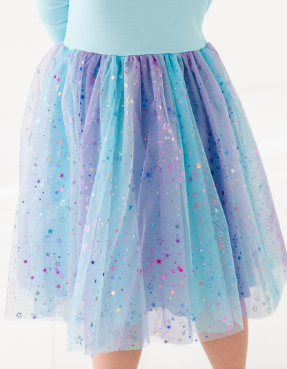 Blue Magic Bamboo + Tulle Tutu Dress
