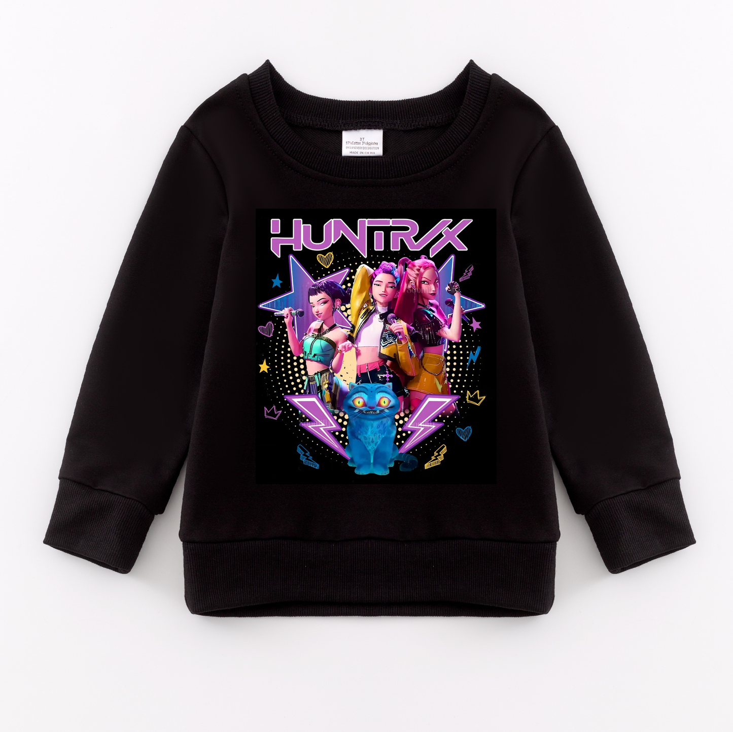 Black K-pop HUNTR/X Sweatshirt