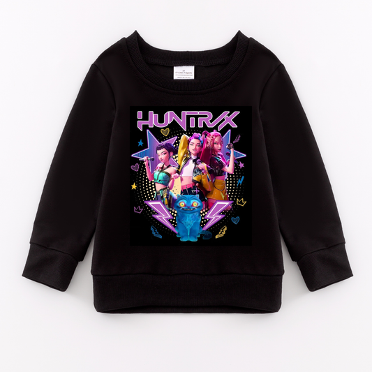Black K-pop HUNTR/X Sweatshirt
