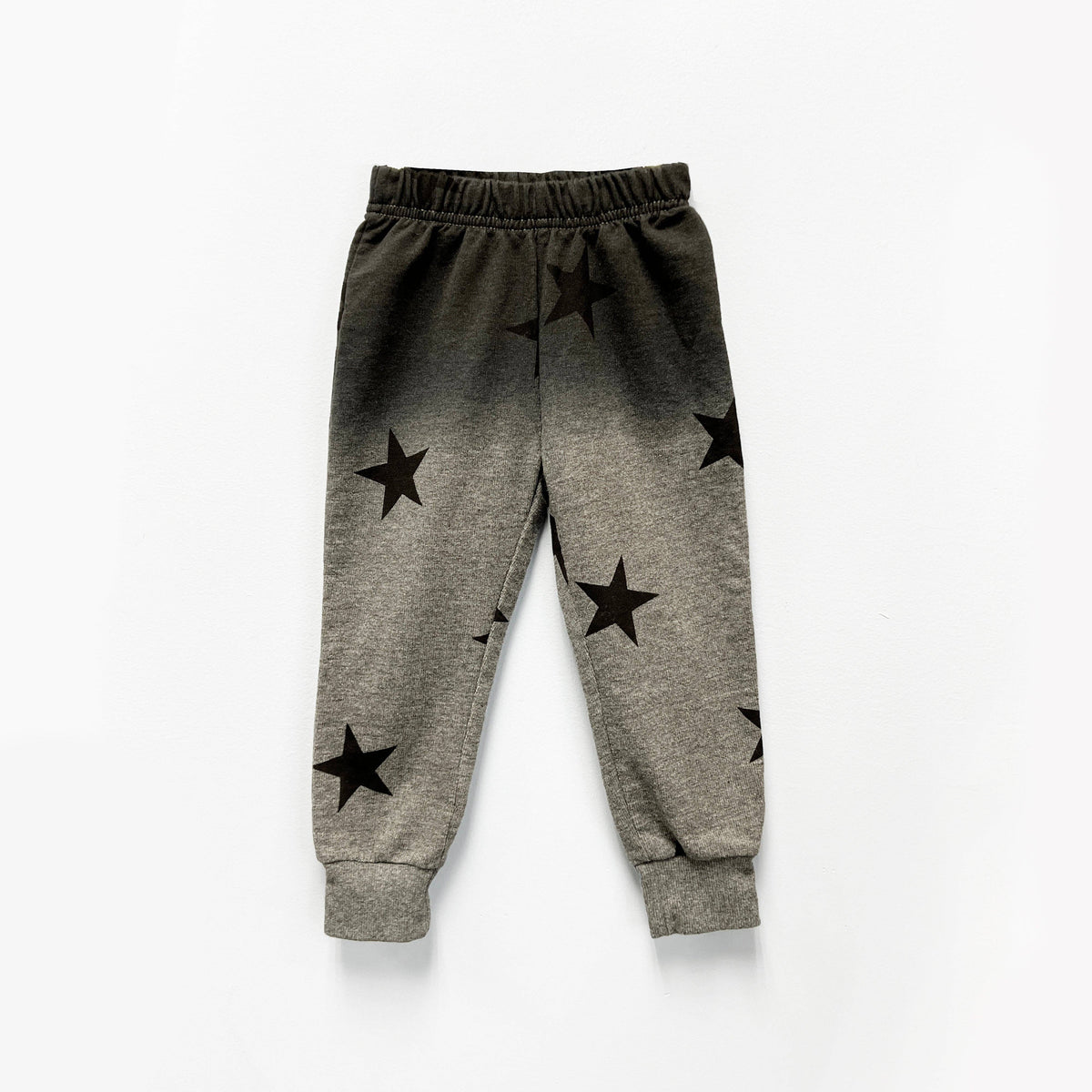 Gray Ombré Star Zip Hoodie Set
