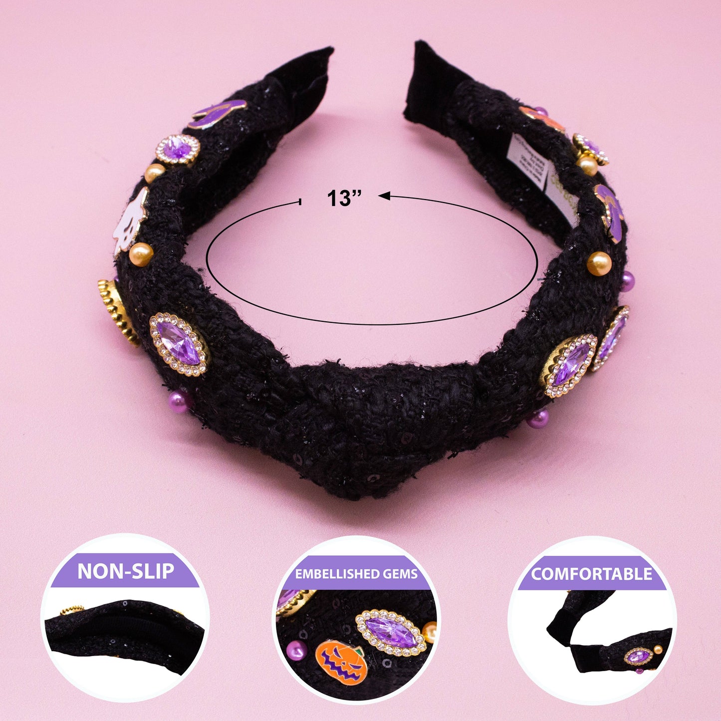 Halloween Knotted Headband
