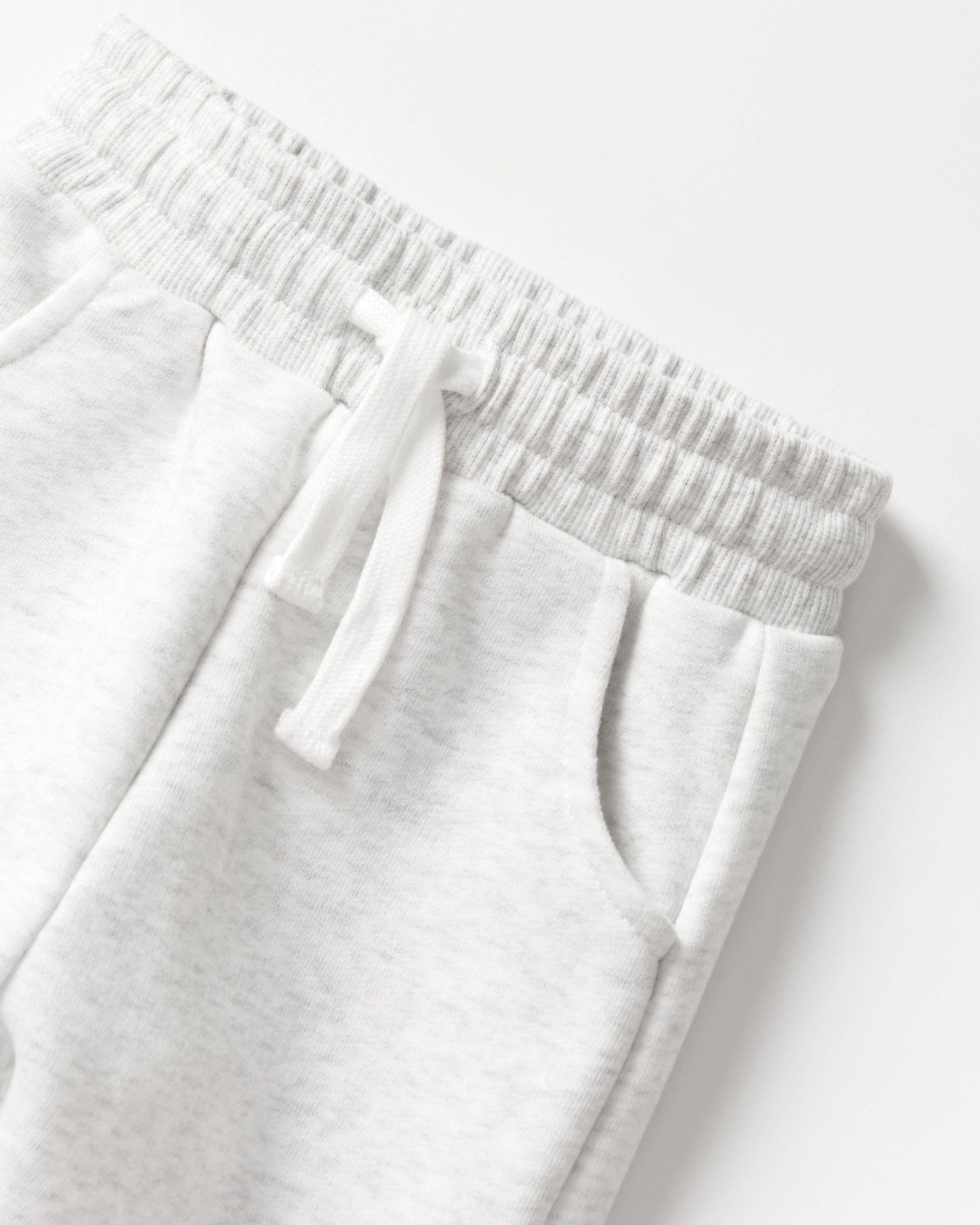 Light Heather Grey Happy Day Sweatpants