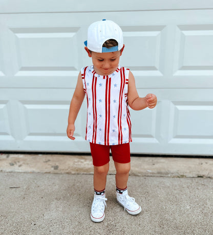 Stars & Stripes Bamboo Tank