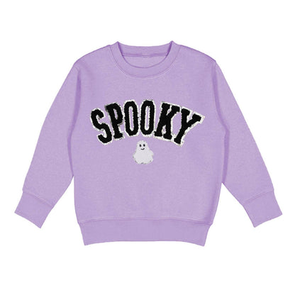 Spooky Ghost Patch Sweatshirt
