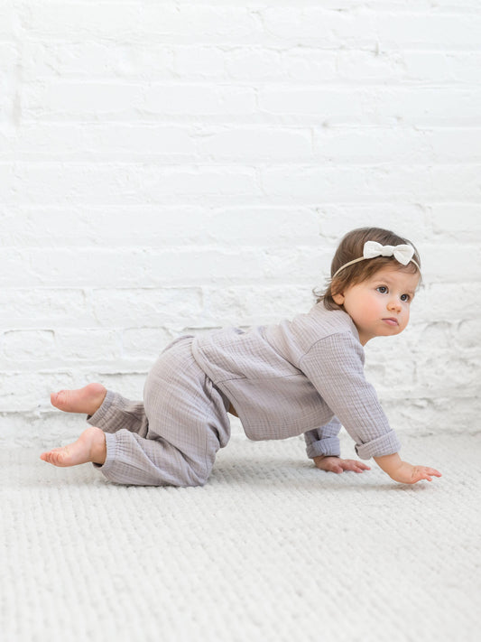 Piper Muslin Pants in Lilla