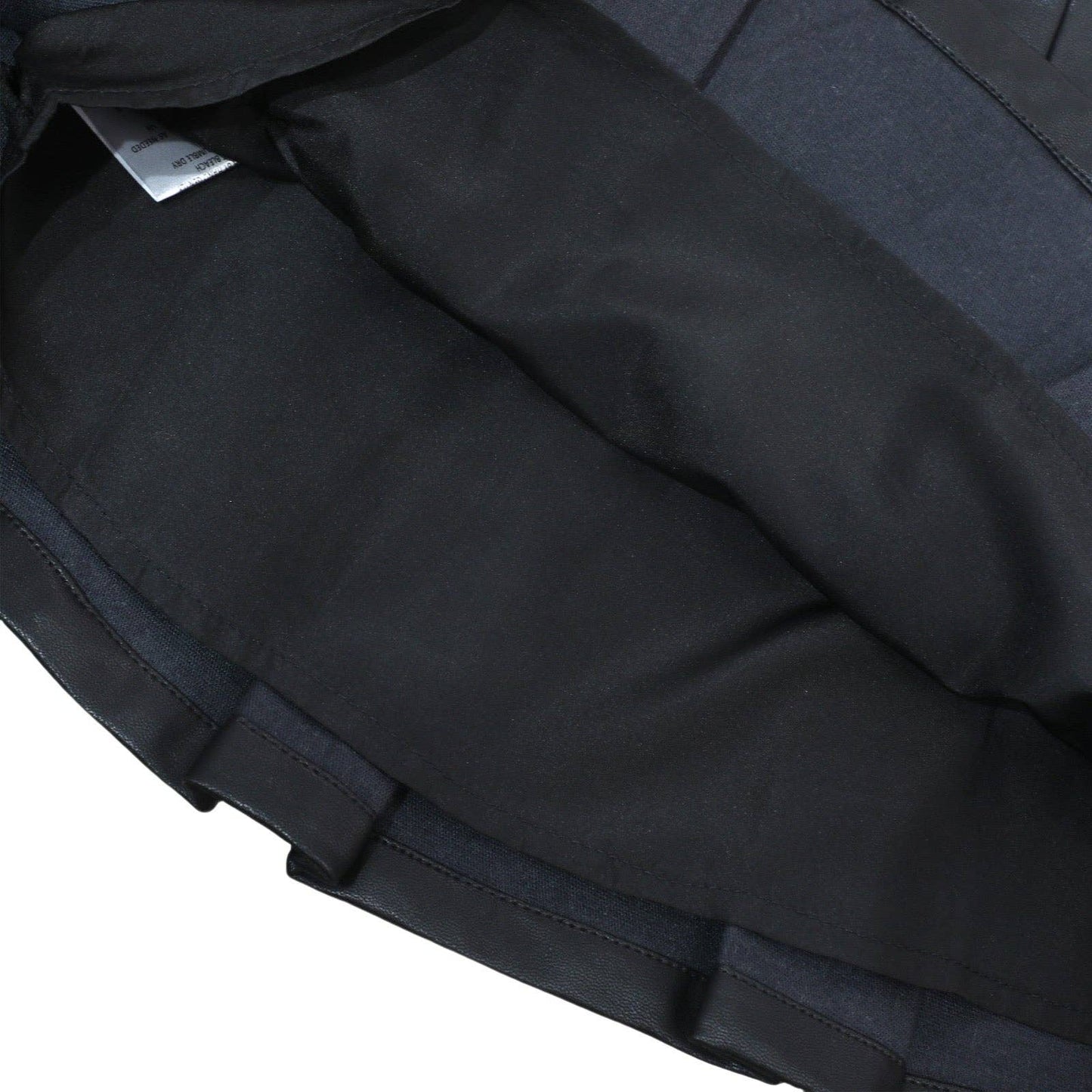 Vegan Leather Bow Gem Skirt