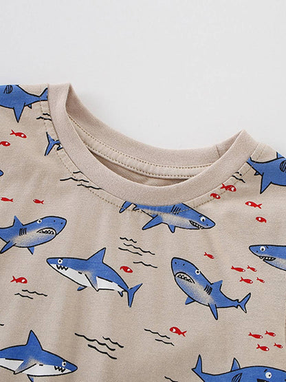 Circling Sharks Tee