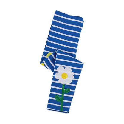 Garden Party Blue Striped Legging