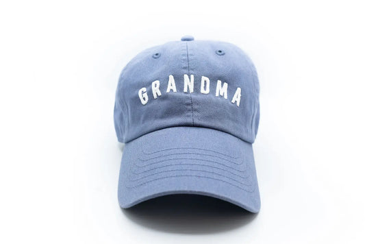 Dusty Blue Grandma Hat