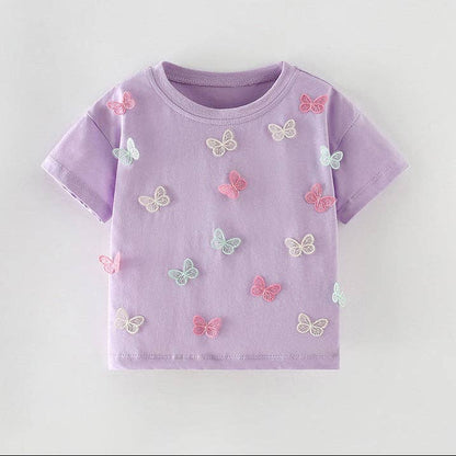 3D Butterfly Lilac Tee