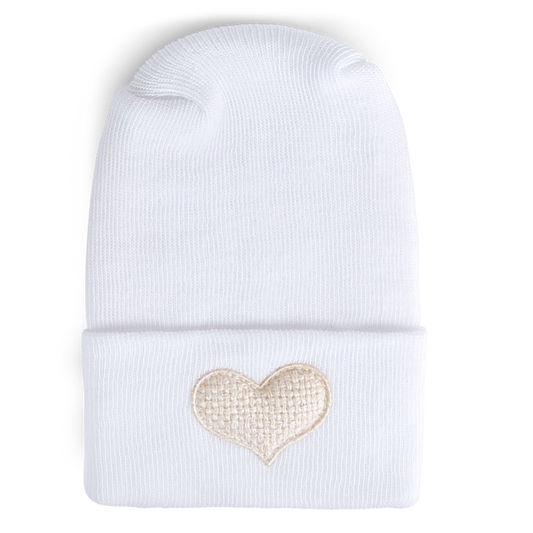 Ivory Heart Hospital Hat