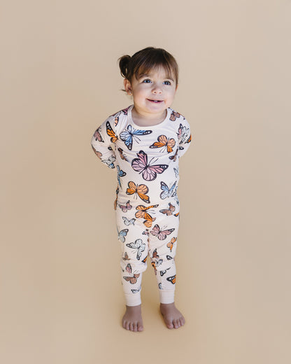 Butterflies Bamboo Two Piece Set