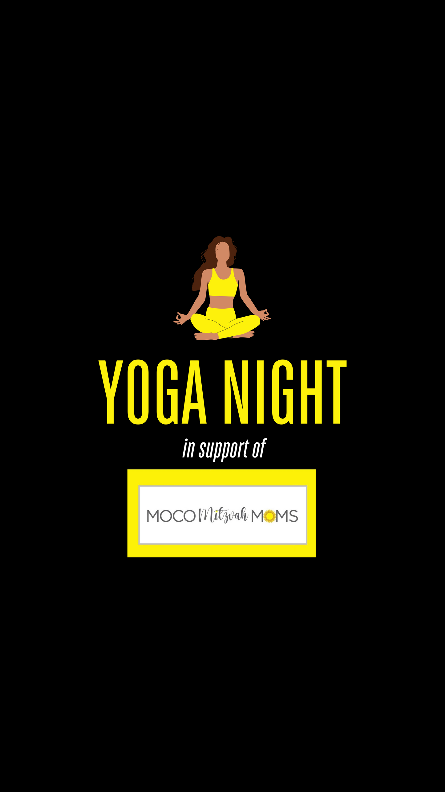 Moco Mitzvah Mom's YOGA NIGHT at RUE + ROE